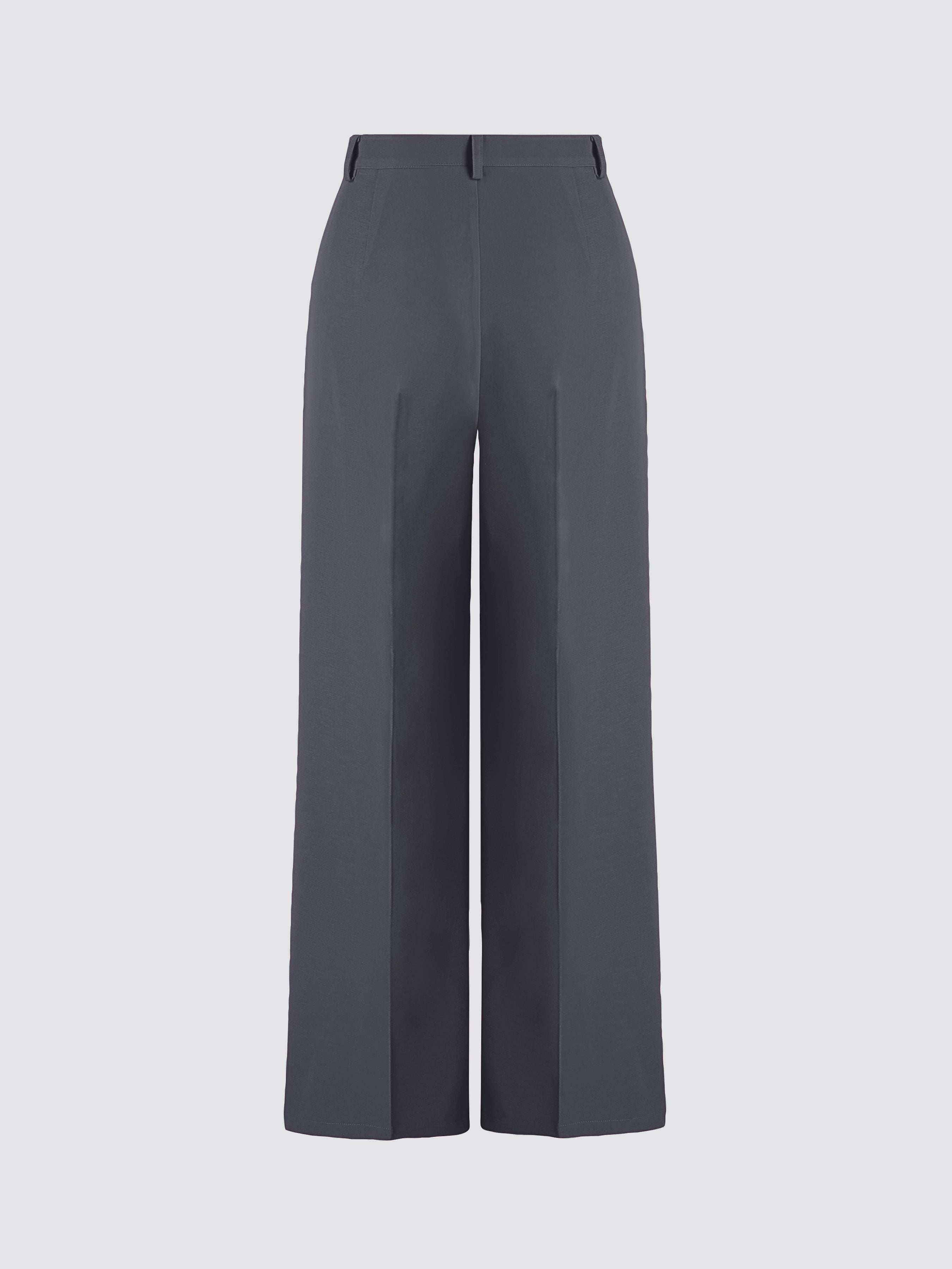 Melo High Waist Wide Leg Pants - Comfortable & Flattering Women's Casual Wear