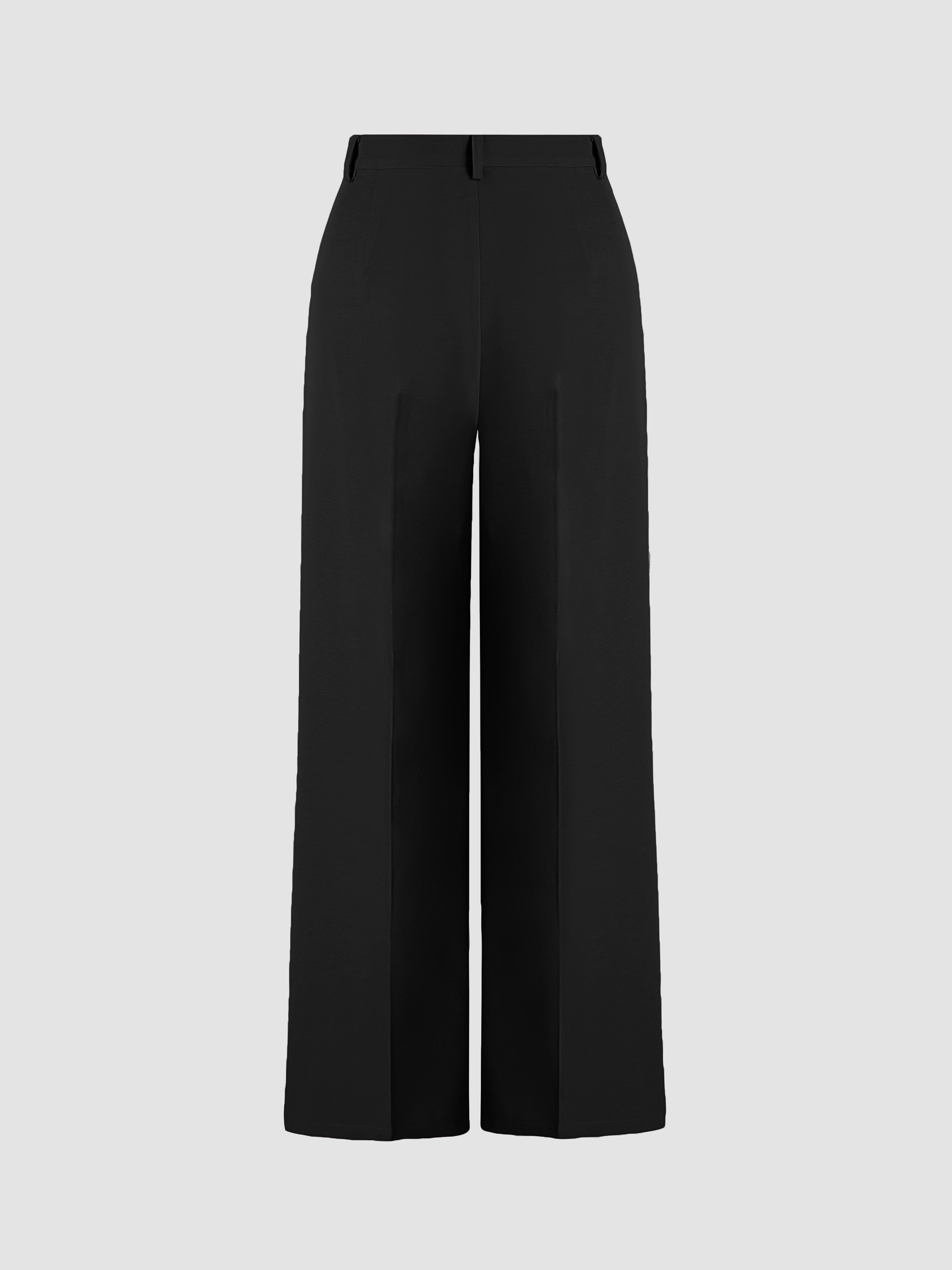 Melo High Waist Wide Leg Pants - Comfortable & Flattering Women's Casual Wear